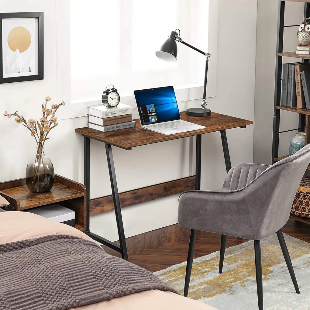 Loftový písací stôl SKAGEN dub rustikálny