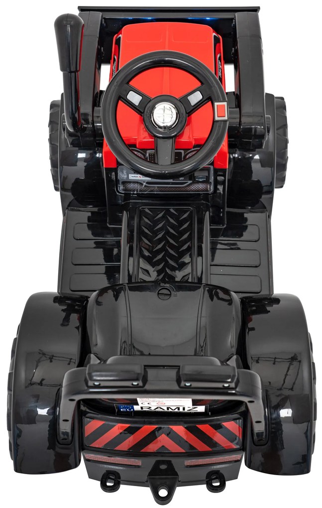 Akumulátorový traktorový buldozér RAMIZ G320 - červený