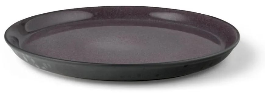 Slivkovofialový kameninový plytký tanier Bitz Mensa, priemer 27 cm