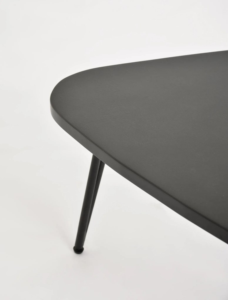 Konferenčný stolík Adesso 68 cm z masívu čierny