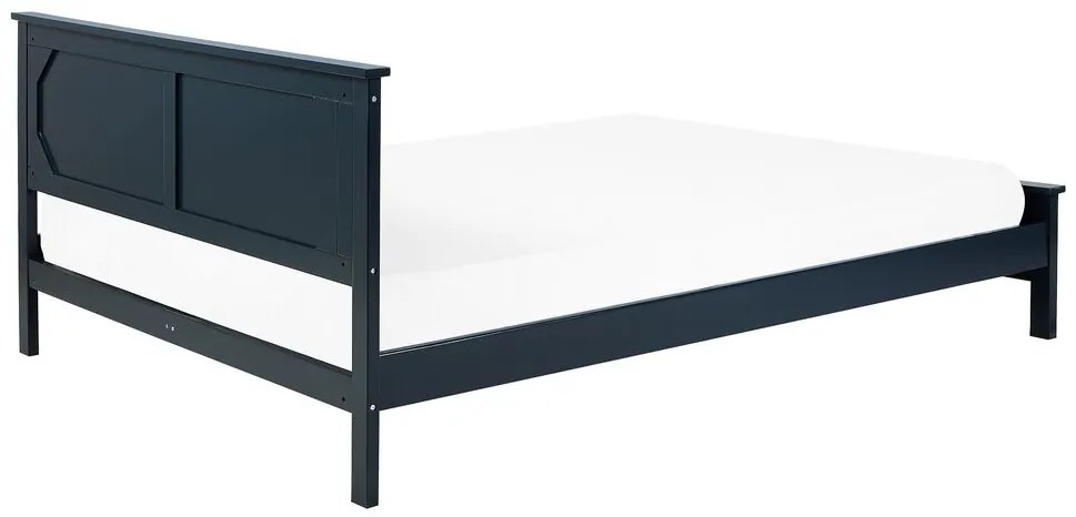 Manželská posteľ 160 cm OLIVE (s roštom) (modrá). Vlastná spoľahlivá doprava až k Vám domov. 1007408