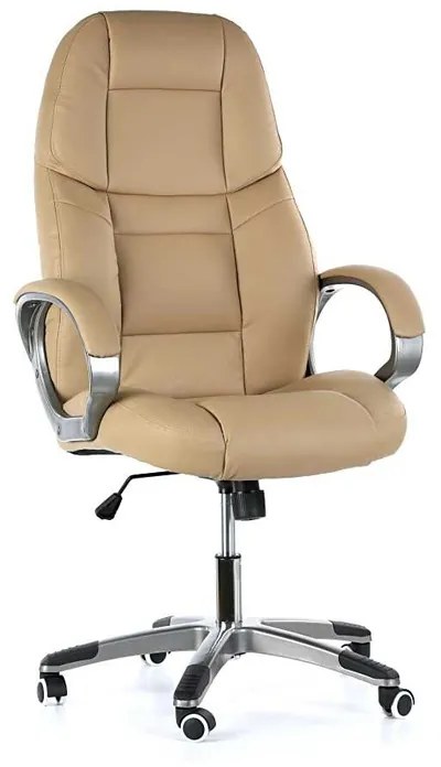 Kožené kancelárske kreslo KEVIN, béžové