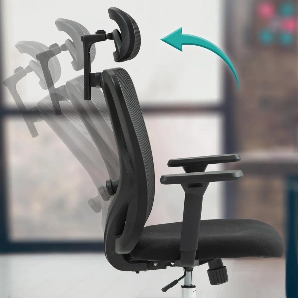 Kancelárska stolička Bryden - Čierna