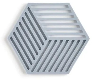 Sivomodrá silikónová podložka pod hrniec Zone Hexagon