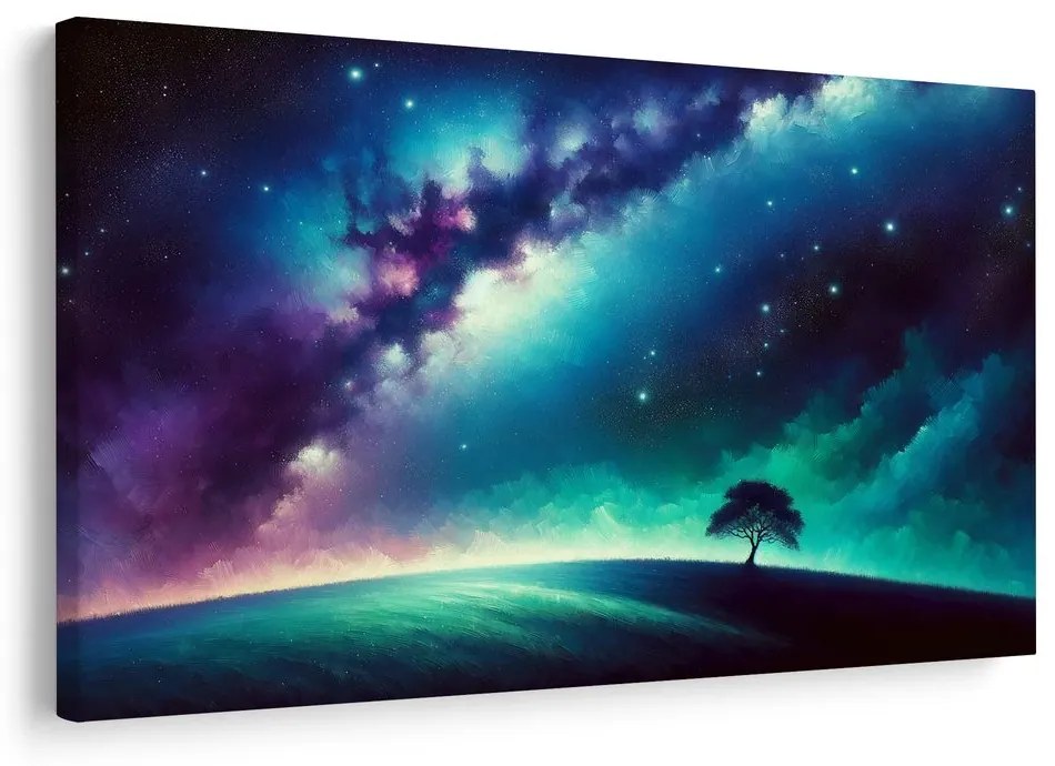 Obraz magický strom života v noci