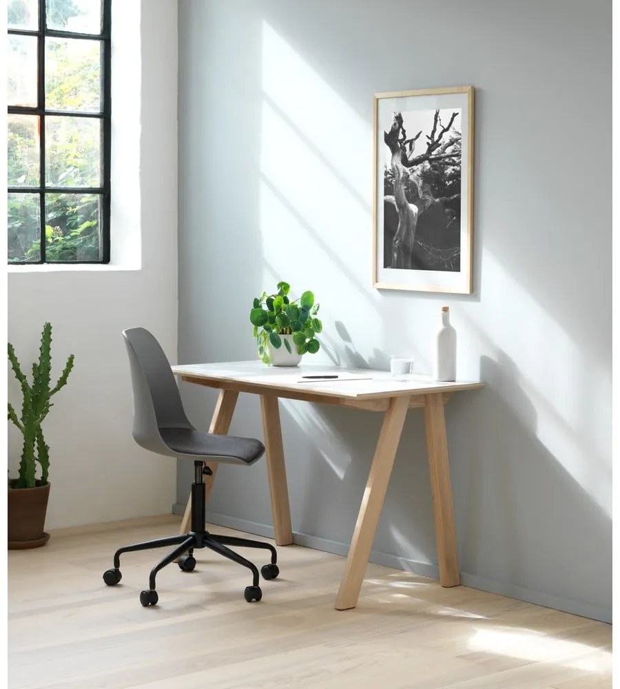 Sivá kancelárska stolička Unique Furniture