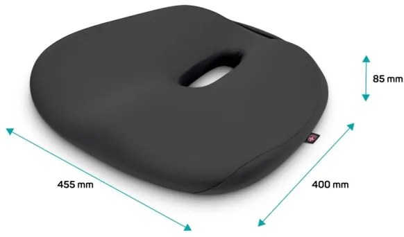 CONNECT IT CFH-5501-GY - Anatomický vankúš na stoličku antracit