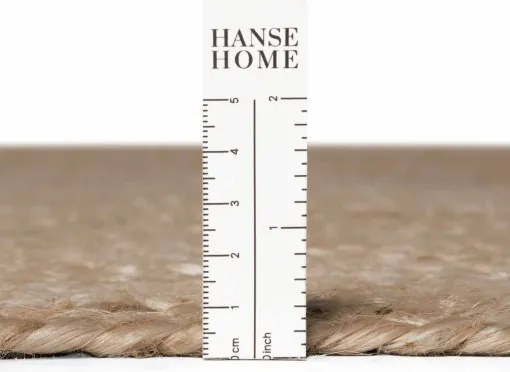 Koberec Hanse Home Jute Braided Rangpur naturálny / hnedý ovál