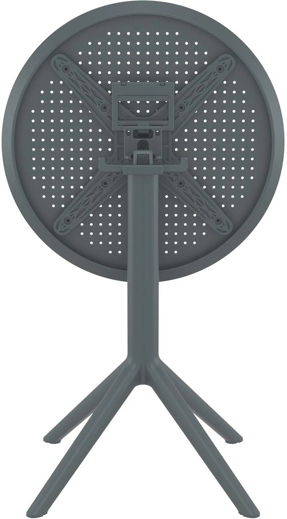 Skladací stôl Sky round - tmavosivá