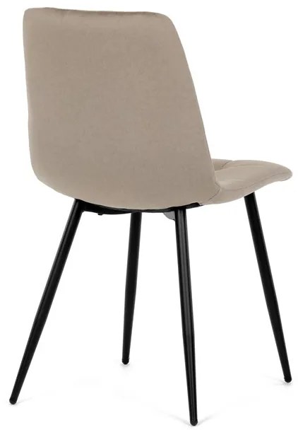 Autronic BONTEC Jedálenská stolička, béžová, zamatová látka, DCL-X7015 CAP2 Farba: Béžová