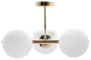 Stropná lampa zlatá LINEA III