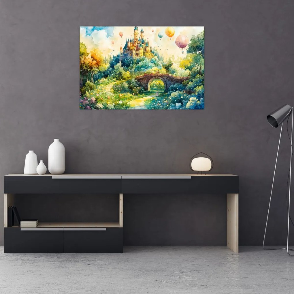 Obraz - Rozprávkový zámok (90x60 cm)