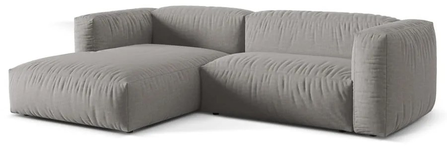 Svetlosivá modulárna rohová pohovka (ľavý roh) Martina – Micadoni Home