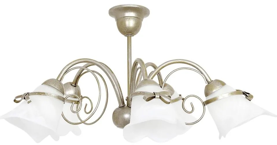 Luster na tyči KOKARDA 5xE14/60W/230V