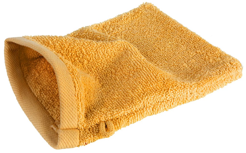 FROTÉ UTERÁK SMOOTH 16X21 CM HORČICOVÁ