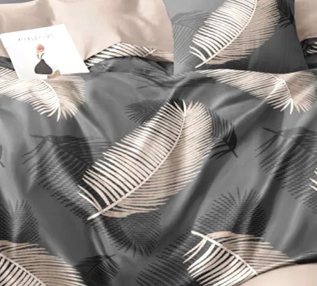 Krepové obliečky Homa COSY FEATHER 3-dielna sada 140x200 cm