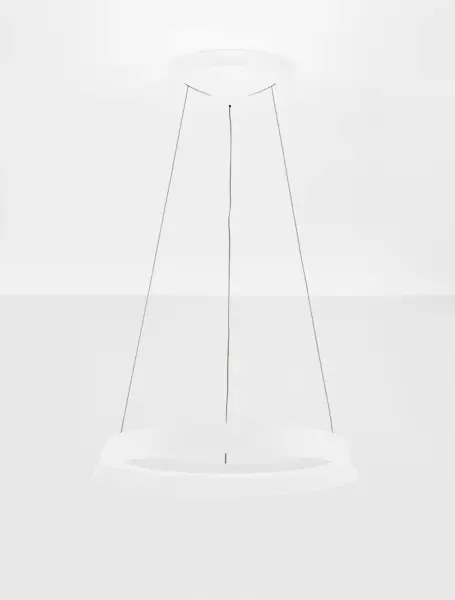 LED stmievateľný biela dizajnový luster Ormi 45