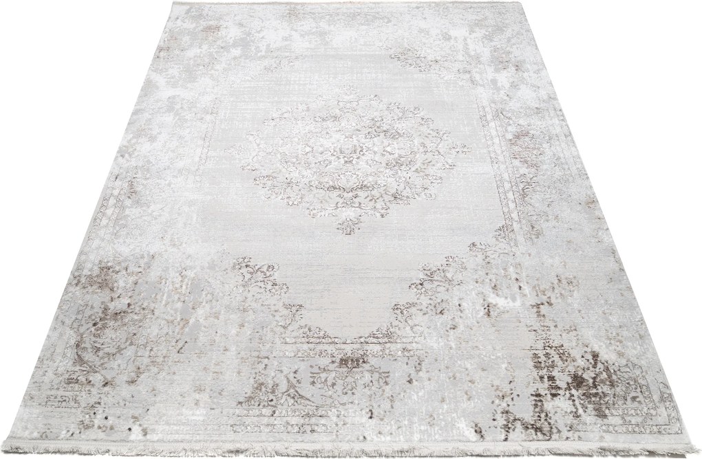 Koberec Sahara K895D krémovo-sivý obdĺžnikový – viac rozmerov Rozmer: 80x150 cm