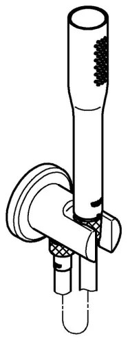 GROHE 26404000 - Ručná sprcha STICK s hadicou a držiakom lesklý chróm