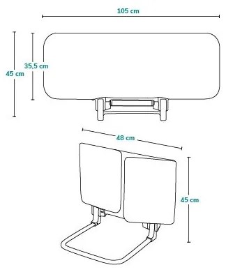 Lionelo - Bezpečnostná zábrana na posteľ LORA, sivá