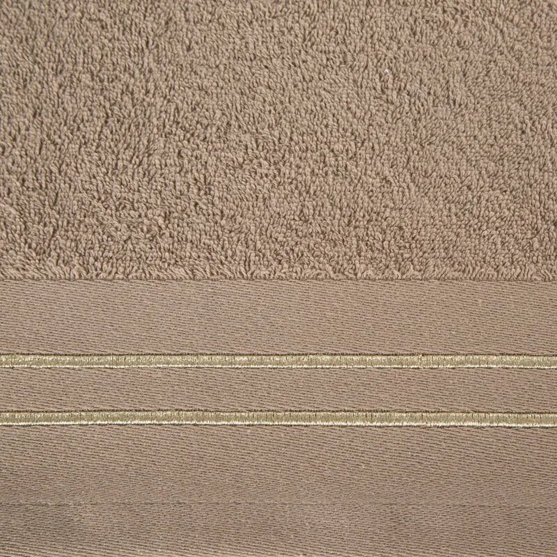 Dekorstudio Bavlnený uterák OLIVIA so zlatou výšivkou - béžový Rozmer uteráku: 30x50cm