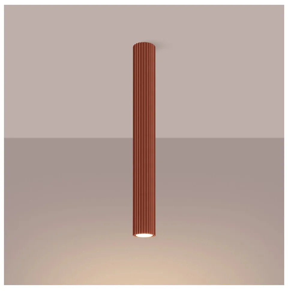 Bodové svietidlo v tehlovej farbe Gleam – Sollux