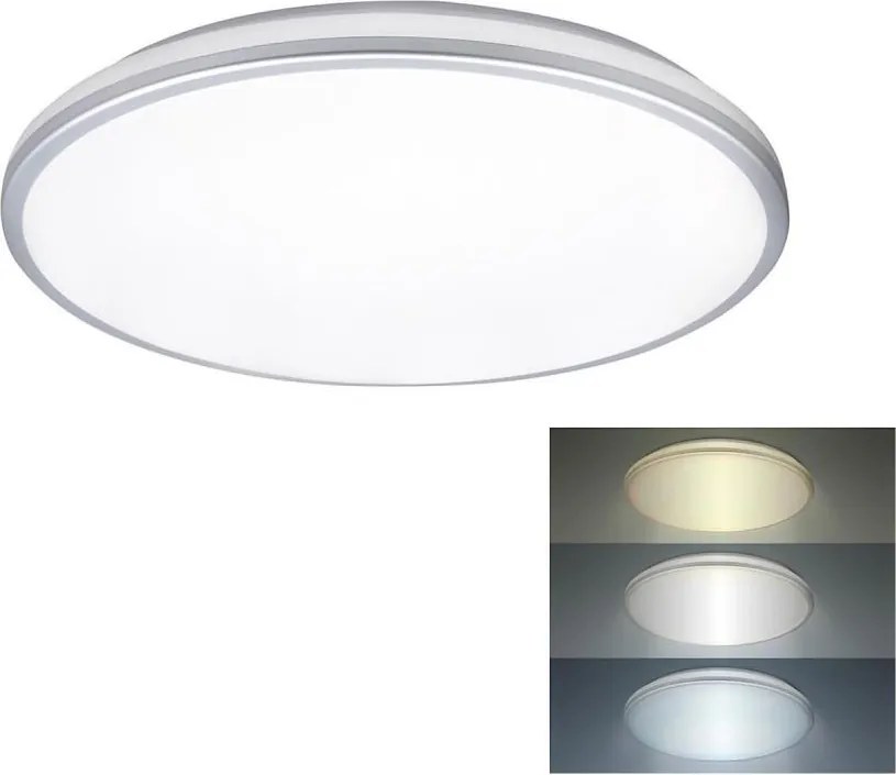 Solight WO796- LED Kúpeľňové stropné svietidlo LED/18W/230V 3000/4000/6500K IP54