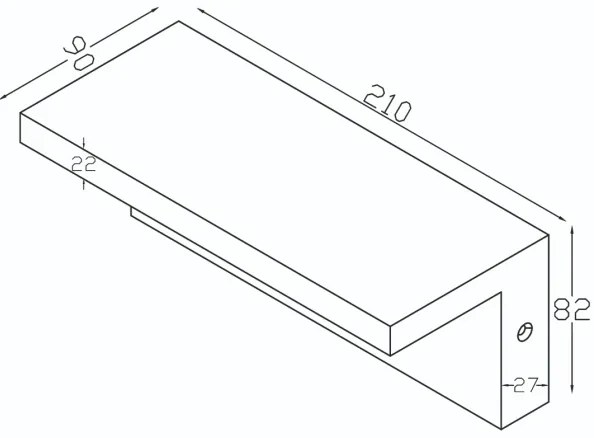 Top Light - LED Vonkajšie nástenné svietidlo so senzorom LED/10W/230V 4000K IP54