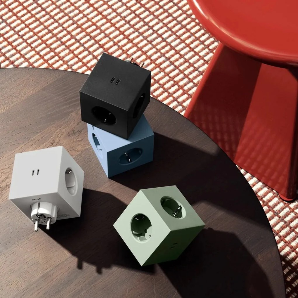 AVOLT Modulárny rozbočovač Square 2 / USB-C Stockholm Black