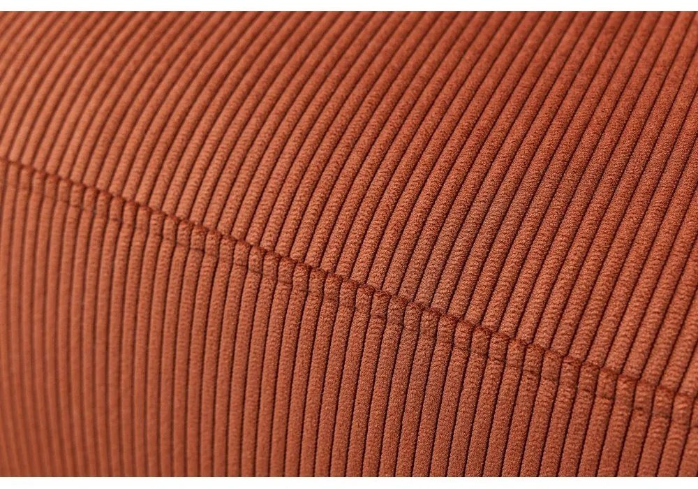 Oranžová zamatová rohová pohovka Enjoy – Bobochic Paris