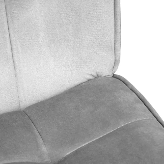 Kreslo VINNIS s podnožkou, sivé 856681