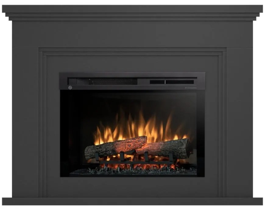 Elektrický krb Adrilla  26 čierny