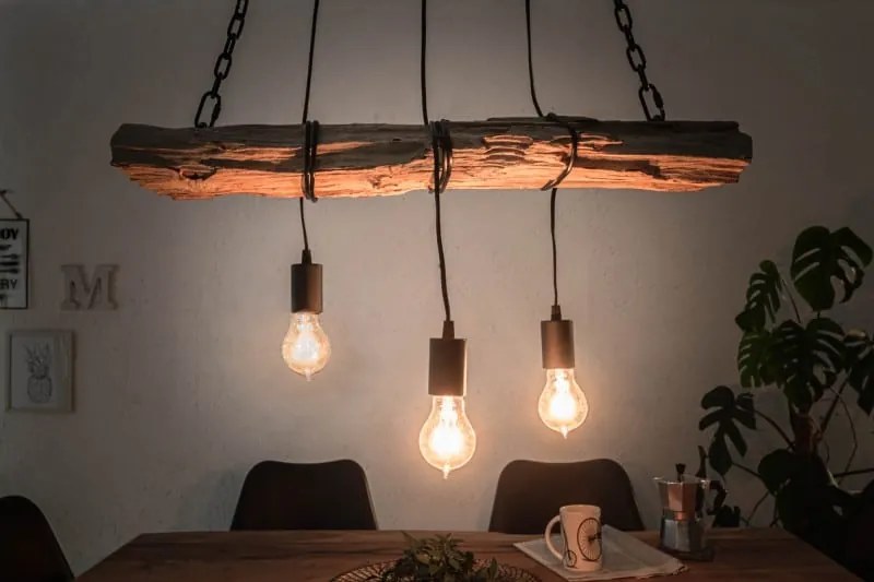 Závesná lampa Barracuda 73cm recyklát