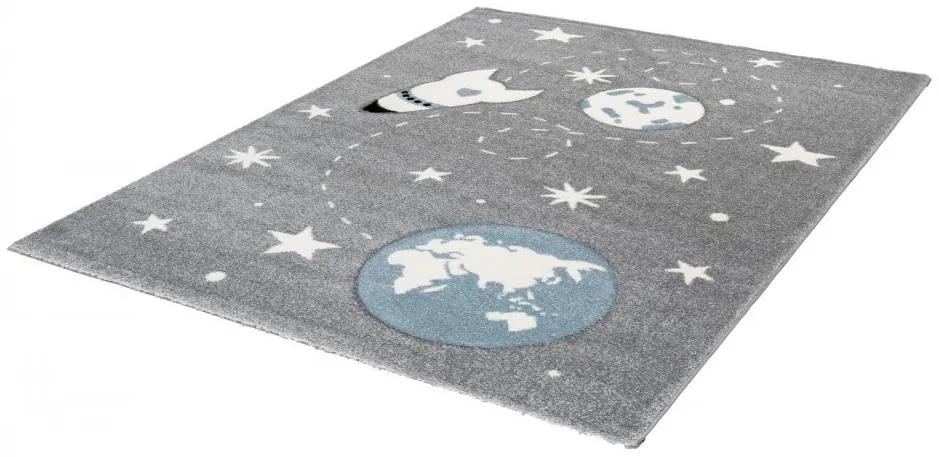 Lalee koberce Kusový koberec Amigo 330 silver - 80x150 cm
