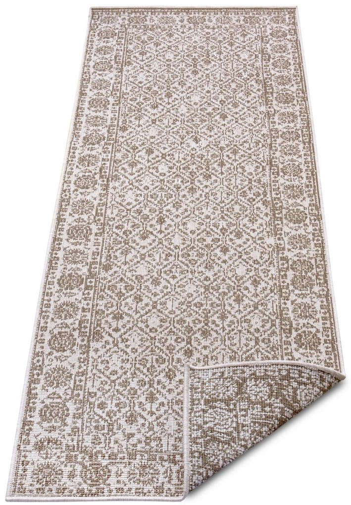 NORTHRUGS - Hanse Home koberce Kusový koberec Twin-Wendeteppiche 105432 Linen – na von aj na doma - 160x230 cm