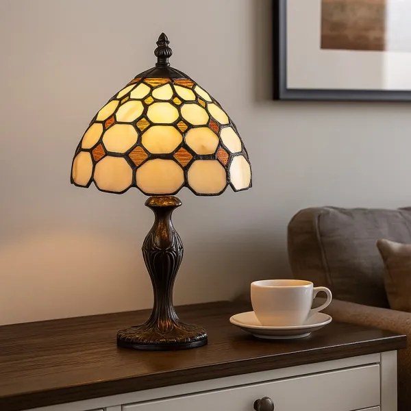 Rabalux 8072 - Tiffany vitrážová stolná lampa MARVEL 1xE14/40W/230V