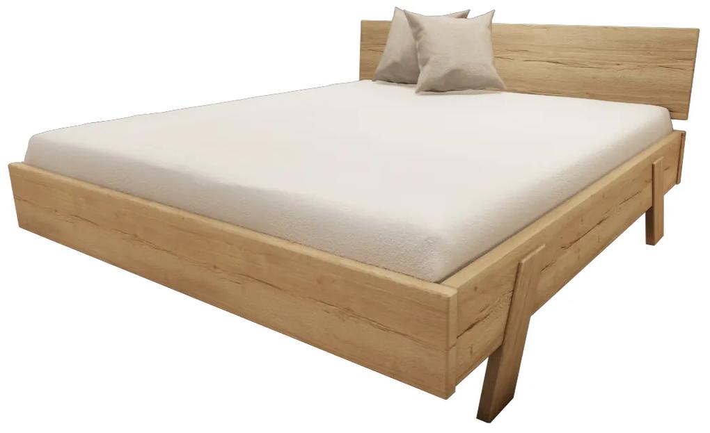 Dubová manželská posteľ Zoja Rozmer: 160x200cm