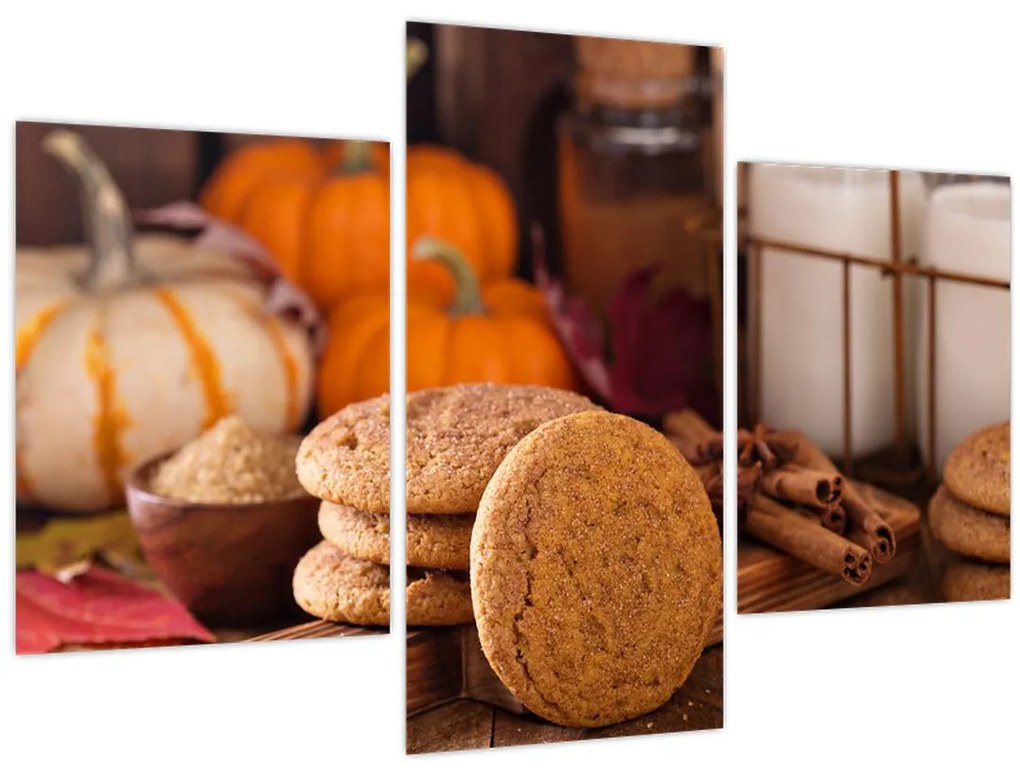 Obraz - Jesenné sušienky (90x60 cm)