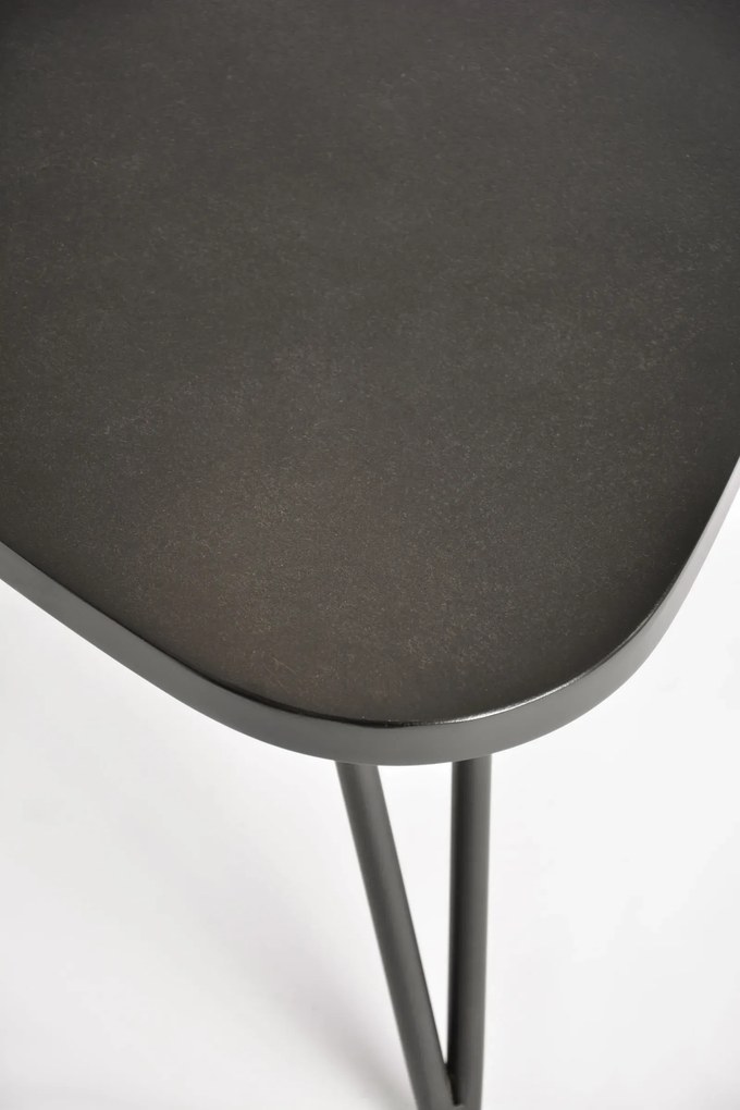 Konferenčný stolík Adesso 68 cm z masívu čierny