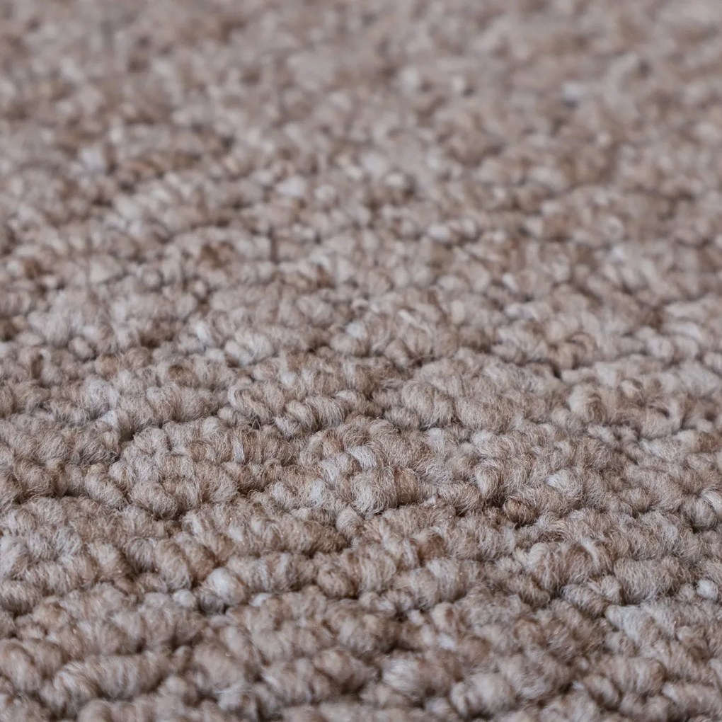 Metrážny koberec Atlas 31, na mieru, šíře 4m, hnedá, filc, chodba / predsieň, AladinWorld Expres