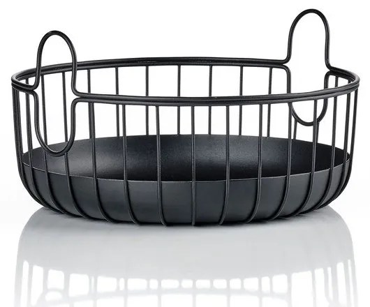 Drôtený kovový košík ø 22x8 cm Inu – Zone