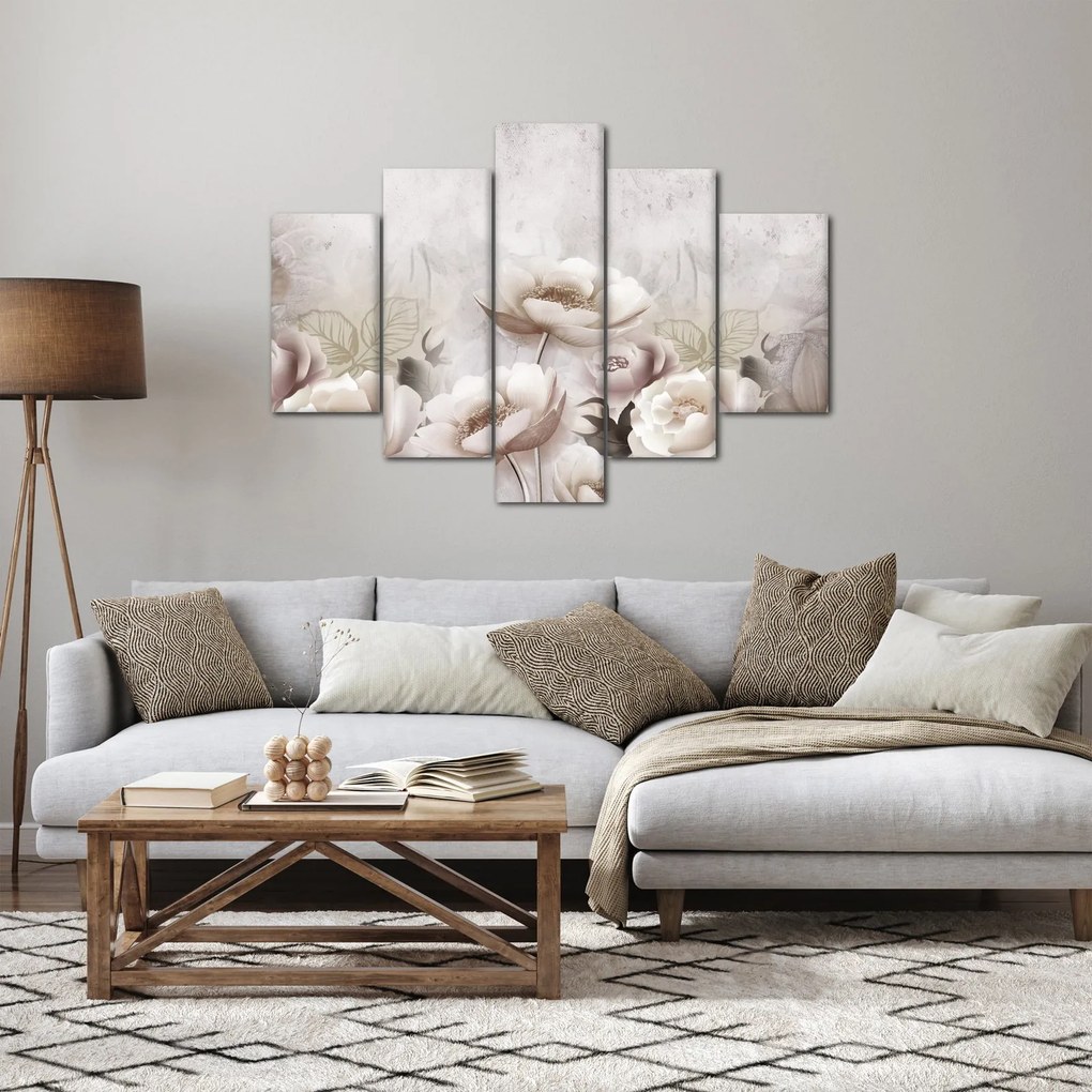 Obraz - Ružové kríky (150x105 cm)
