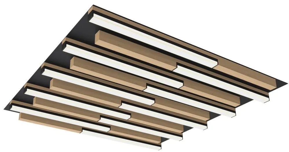 Wofi 9031-1006 - LED Stmievateľné stropné svietidlo PALERMO LED/40W/230V drevo