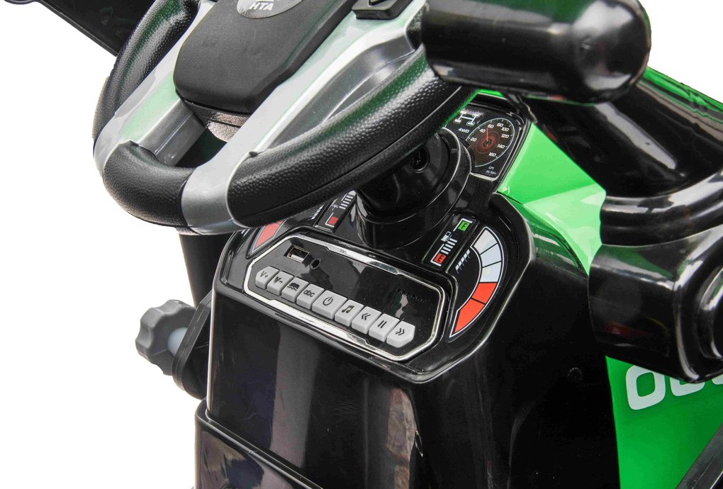 Detský elektrický traktor D68 RAMIZ JS3158B  - zelený