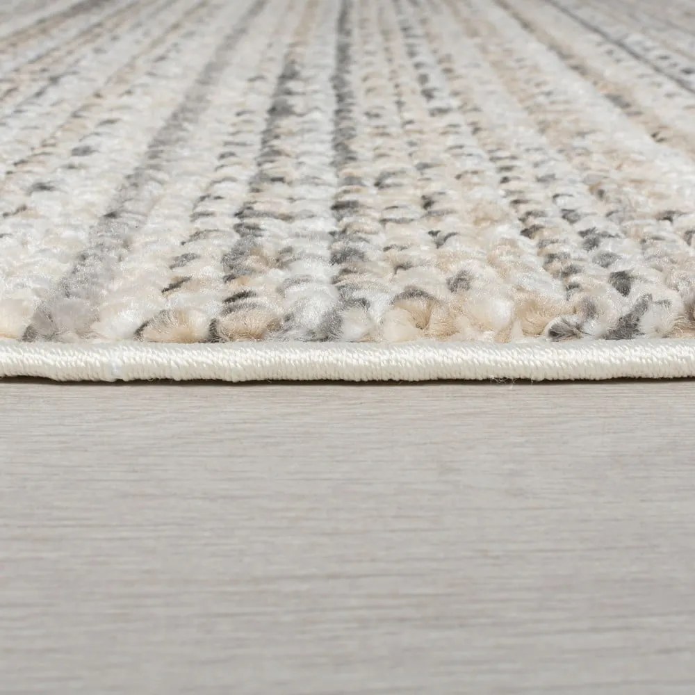 Béžový okrúhly koberec 140x140 cm Camino – Flair Rugs