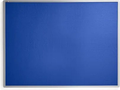 Nástenka VIRGINIA, 1200x900 mm, modrá, hliníkový rám