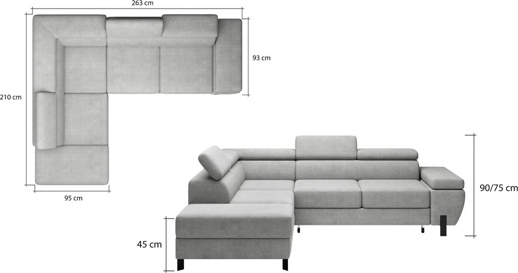 Sedacia súprava TALVERA L