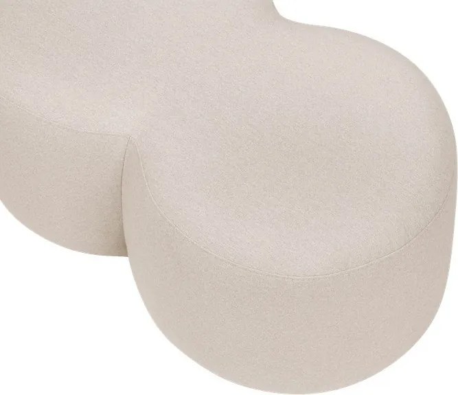 Béžový taburet Umbo – noo.ma