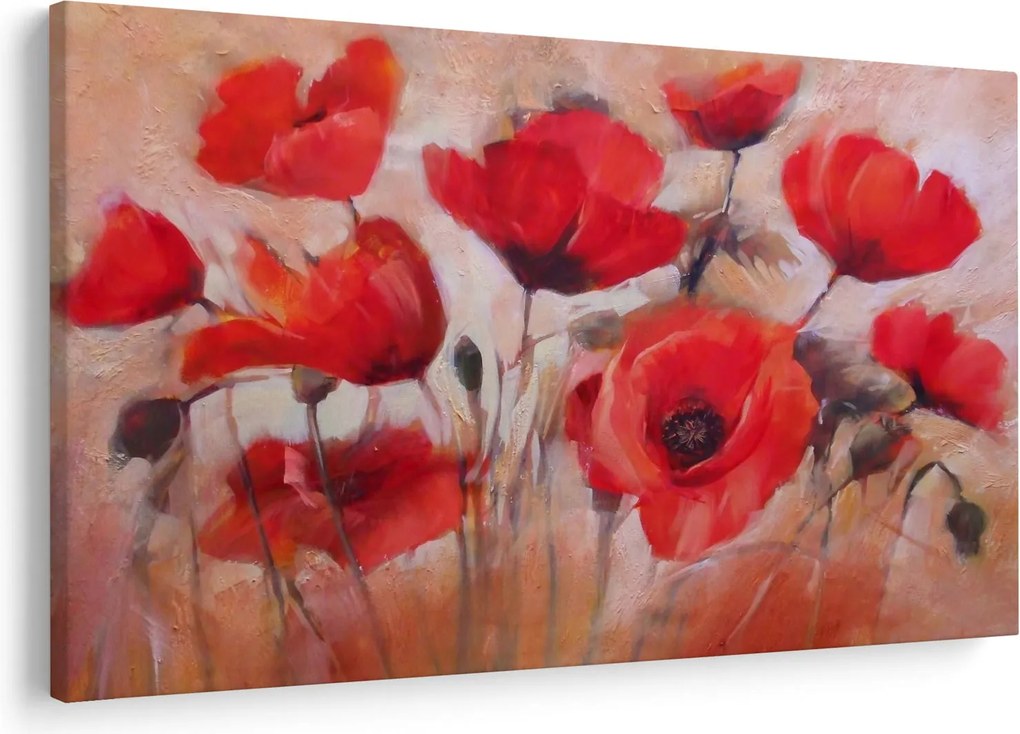 Obraz - Vlčie maky (90x60 cm)