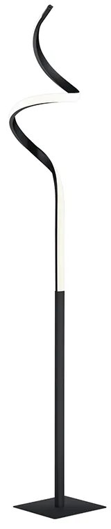 Stojaca lampa čierna vrátane LED s 3-stupňovým stmievačom - Koers